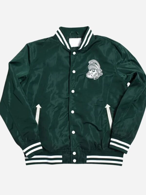 Michigan State Spartans The Legend Full Snap Satin Jacket