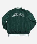 Michigan State Spartans The Legend Full Snap Satin Jacket