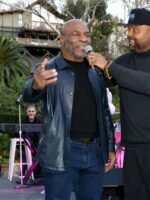 Mike Tyson Leather Shirt Mike Tyson Black Shirt