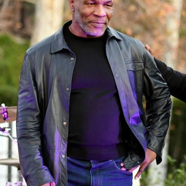 Mike Tyson Leather Shirt Mike Tyson Black Shirt
