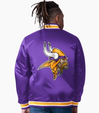 Minnesota Vikings Closer Purple Satin Jacket