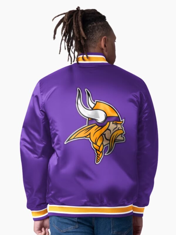 Minnesota Vikings Closer Purple Satin Jacket
