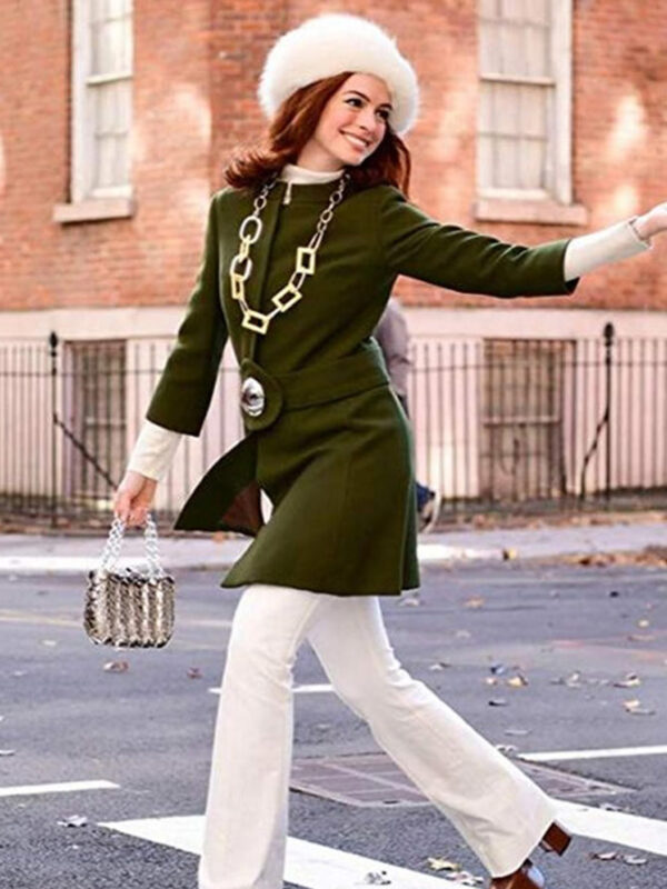 Modern Love Lexi Green Long Wool Coat