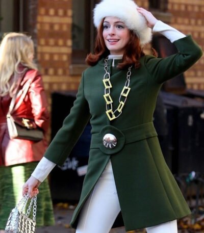 Modern Love Lexi Green Long Wool Coat