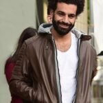 Mohamed Salah Hoodie Style Leather Jacket