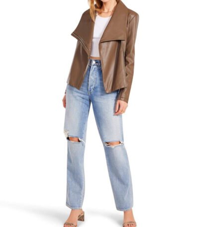 Moto Biker Leather Jacket Dakota Up to Speed