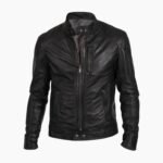 Motorcycle Black Leather Jacket