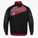 NBA Atlanta Hawks Script Tail Men's Rib Wool Varsity