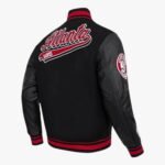 NBA Atlanta Hawks Script Tail Men's Rib Wool Varsity