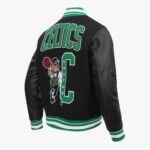 NBA Boston Celtics Mashup Men's Rib Wool Varsity Jacket