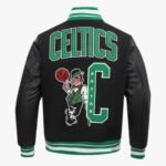 NBA Boston Celtics Mashup Men's Rib Wool Varsity Jacket