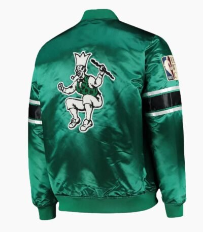 NBA Boston Celtics Satin Varsity Jacket