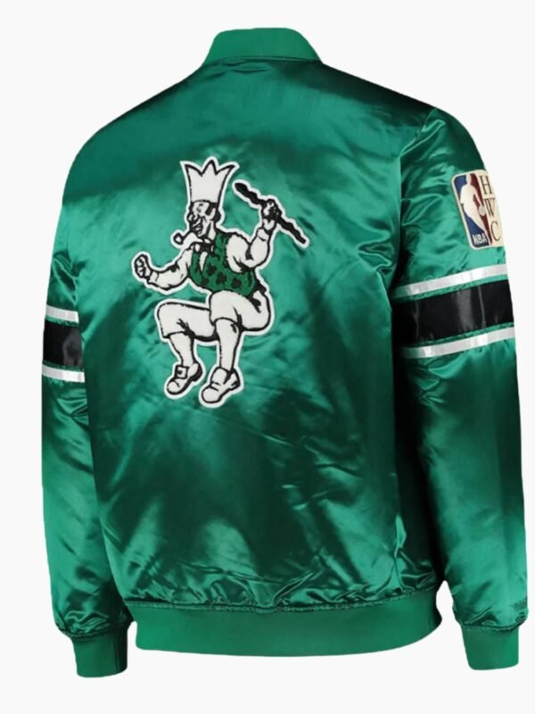 NBA Boston Celtics Satin Varsity Jacket