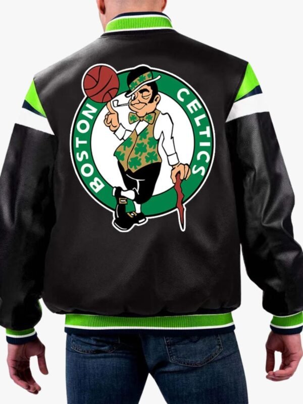 NBA Boston Celtics Varsity Leather Jacket