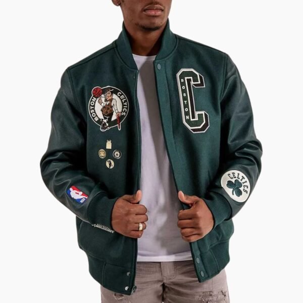 NBA Boston Celtics Wool Varsity Jacket