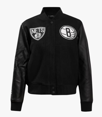 NBA Brooklyn Nets Classic Wool Women's Varsity Jacket