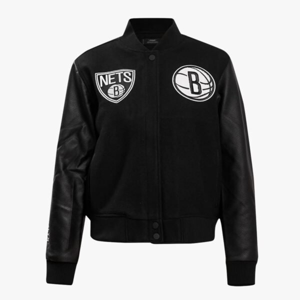 NBA Brooklyn Nets Classic Wool Women's Varsity Jacket