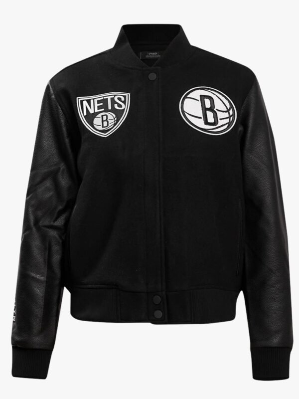 NBA Brooklyn Nets Classic Wool Women's Varsity Jacket