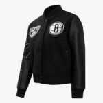 NBA Brooklyn Nets Classic Wool Women's Varsity Jacket