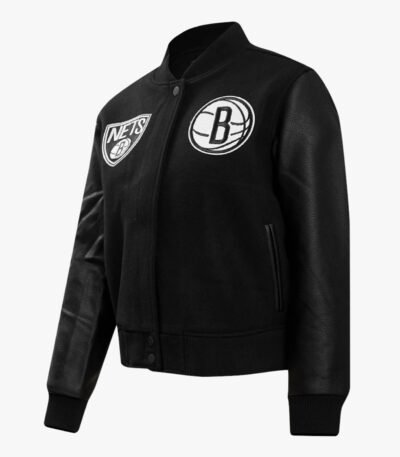 NBA Brooklyn Nets Classic Wool Women's Varsity Jacket