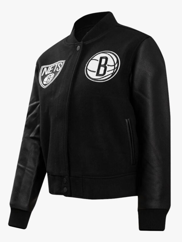 NBA Brooklyn Nets Classic Wool Women's Varsity Jacket