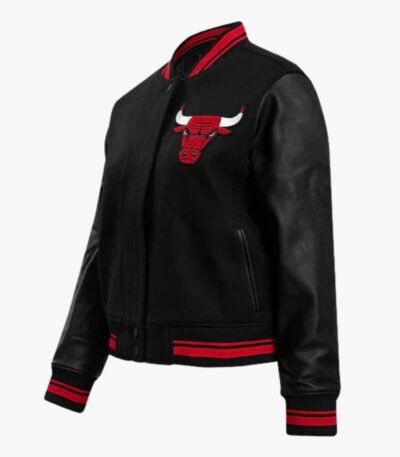 NBA Chicago Bulls Retro Classic Women's Rib Wool Varsity Jacket