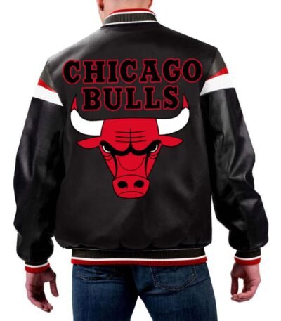 NBA Chicago Bulls Varsity Leather Jacket