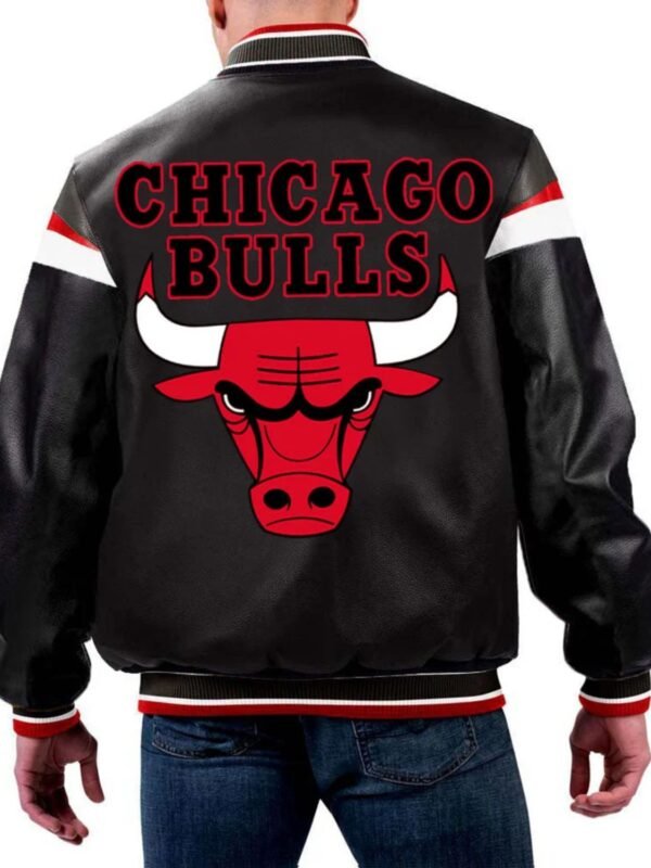 NBA Chicago Bulls Varsity Leather Jacket