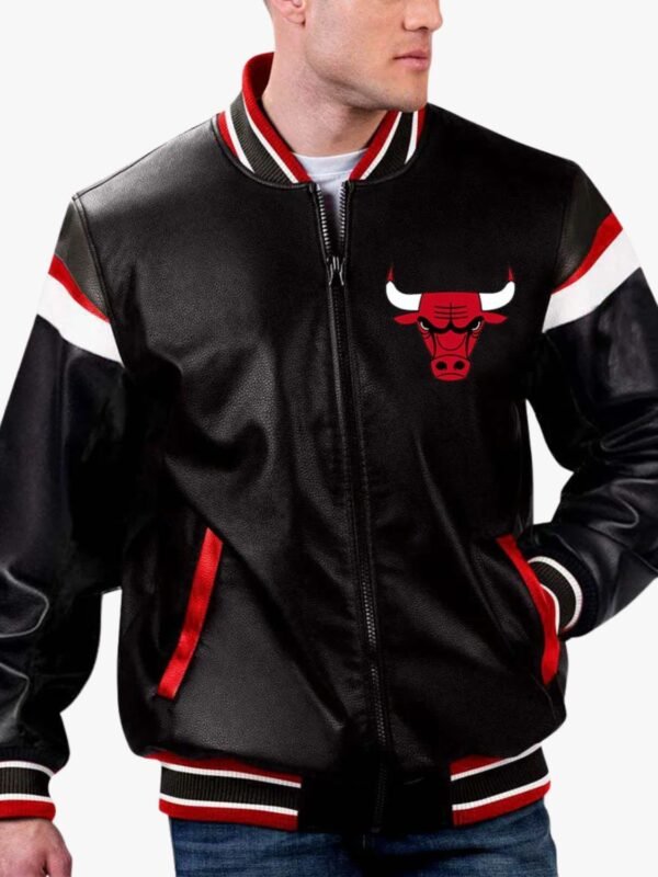 NBA Chicago Bulls Varsity Leather Jacket