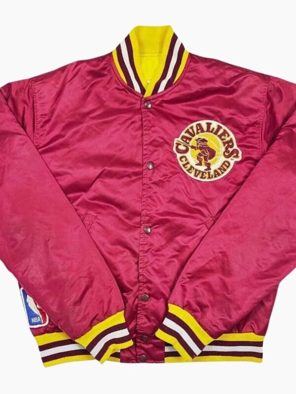 NBA Cleveland Cavaliers Satin Varsity Jacket