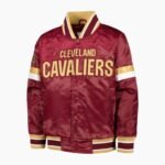 NBA Cleveland Cavaliers Starter Youth Home Game Varsity Satin Full Snap Jacket