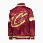 NBA Cleveland Cavaliers Starter Youth Home Game Varsity Satin Full Snap Jacket