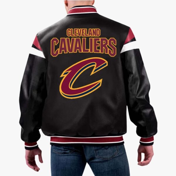 NBA Cleveland Cavaliers Varsity Leather Jacket