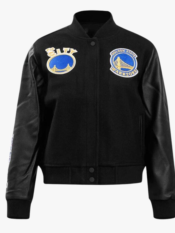 NBA Golden State Warriors Classic Wool Women's Varsity Jacket