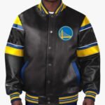NBA Golden State Warriors Leather Jacket
