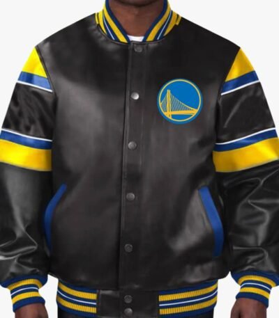 NBA Golden State Warriors Leather Jacket