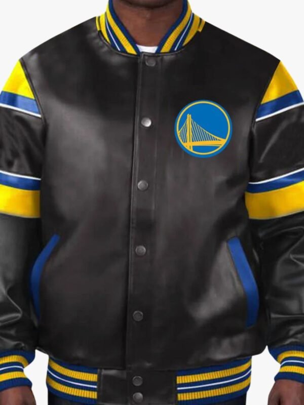 NBA Golden State Warriors Leather Jacket