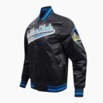 NBA Golden State Warriors Satin Varsity Jacket