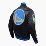 NBA Golden State Warriors Satin Varsity Jacket
