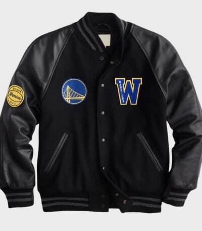 NBA Golden State Warriors Wool Varsity Jacket