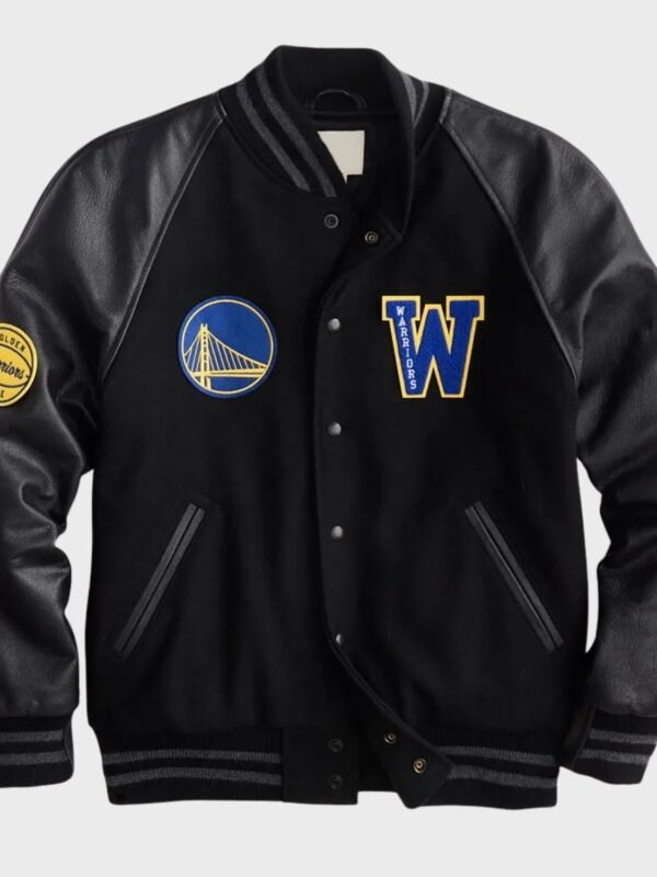NBA Golden State Warriors Wool Varsity Jacket