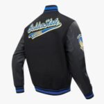 NBA Golden States Warriors Script Tail Men's Rib Wool Varsity