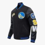 NBA Golden States Warriors Script Tail Men's Rib Wool Varsity
