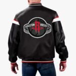 NBA Houston Rockets Varsity Leather Jacket