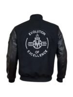 NBA Kareem Abdul Jabbar Captain 33 Letterman Leather Jacket