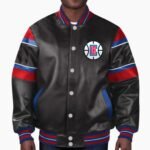 NBA La Clippers Leather Jacket