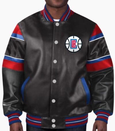 NBA La Clippers Leather Jacket