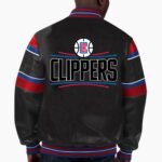 NBA La Clippers Leather Jacket