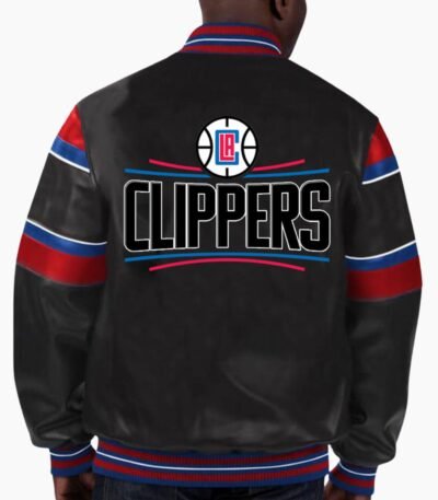 NBA La Clippers Leather Jacket
