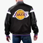NBA Los Angeles Lakers Varsity Leather Jacket